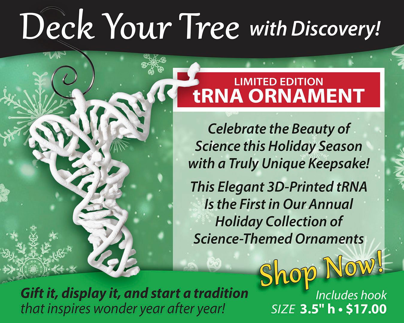 2024 Holiday Ornament: tRNA